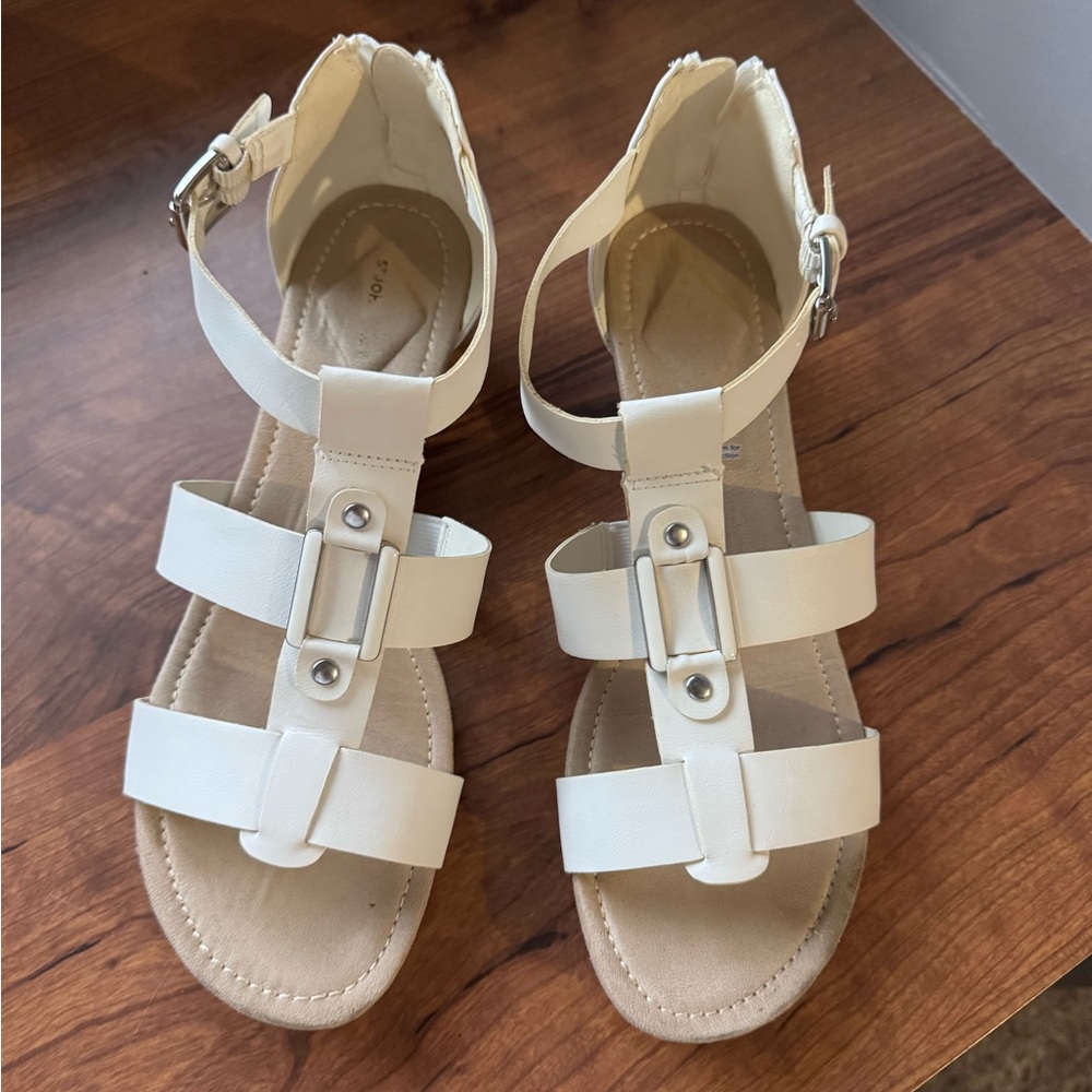 St. John's Bay White Sandals